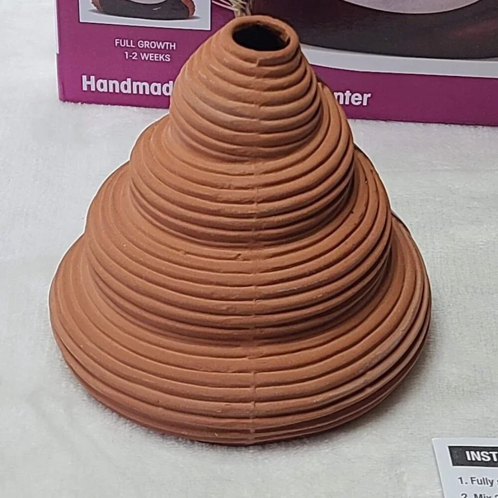 Chia Pet Emoji Poopy W/ Seed Pack Collectible Decorative Planter New Open Box - Picture 12 of 16